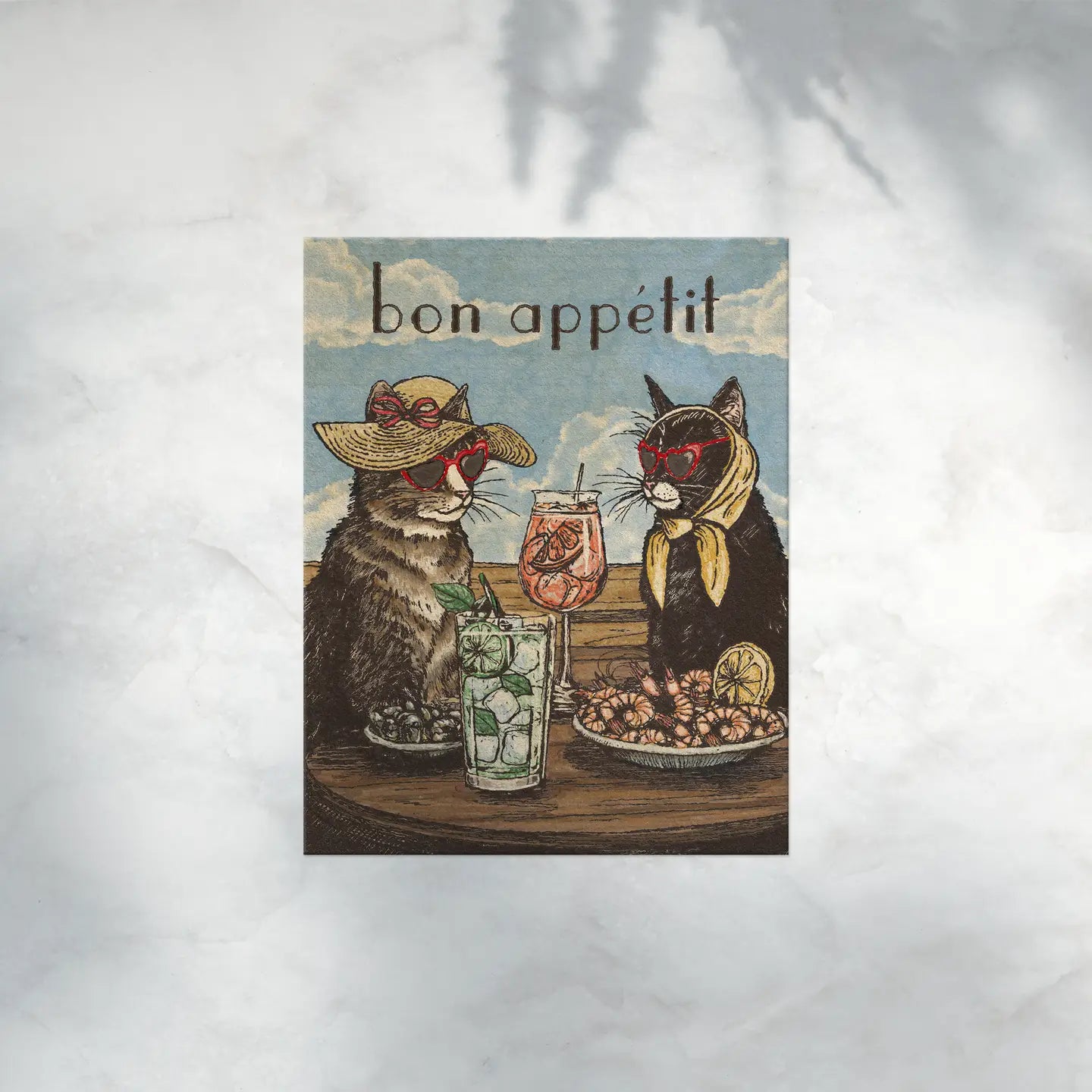 Brunch Cats Sticker