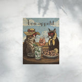 Brunch Cats Sticker