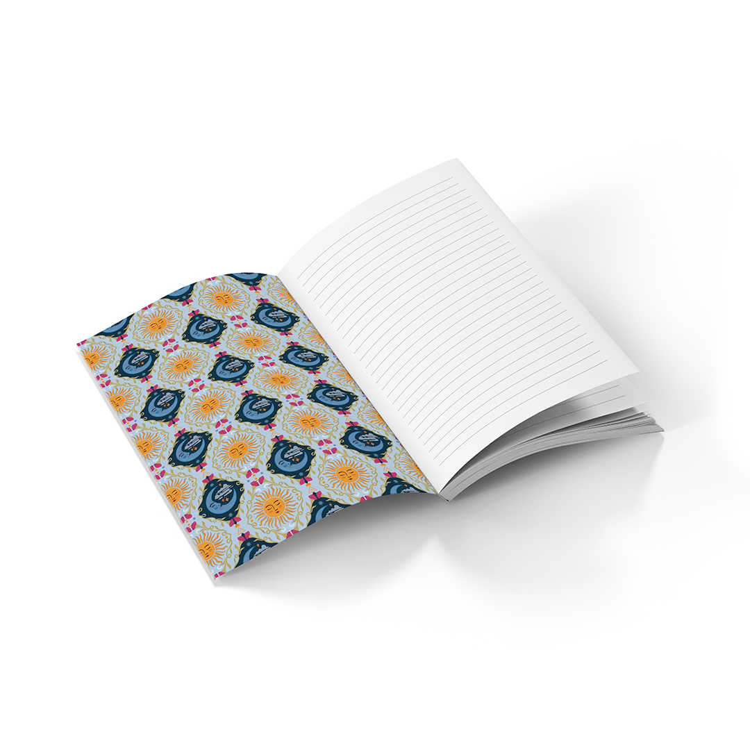 Sun Tarot Soft Touch Notebook