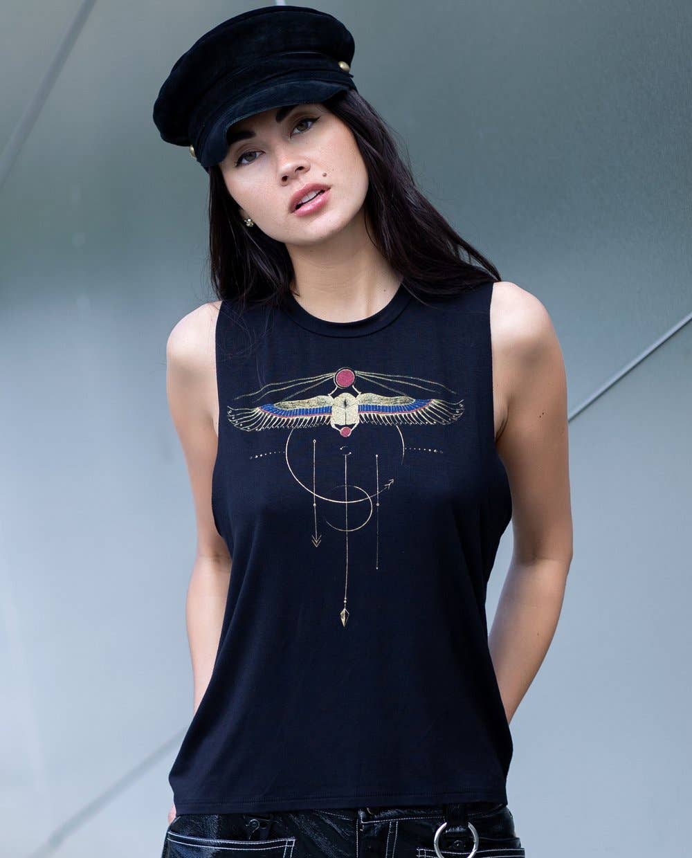 Scarab Sleeveless Top