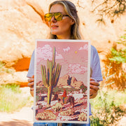 Saguaro Cowboy- 12 x 18 Print