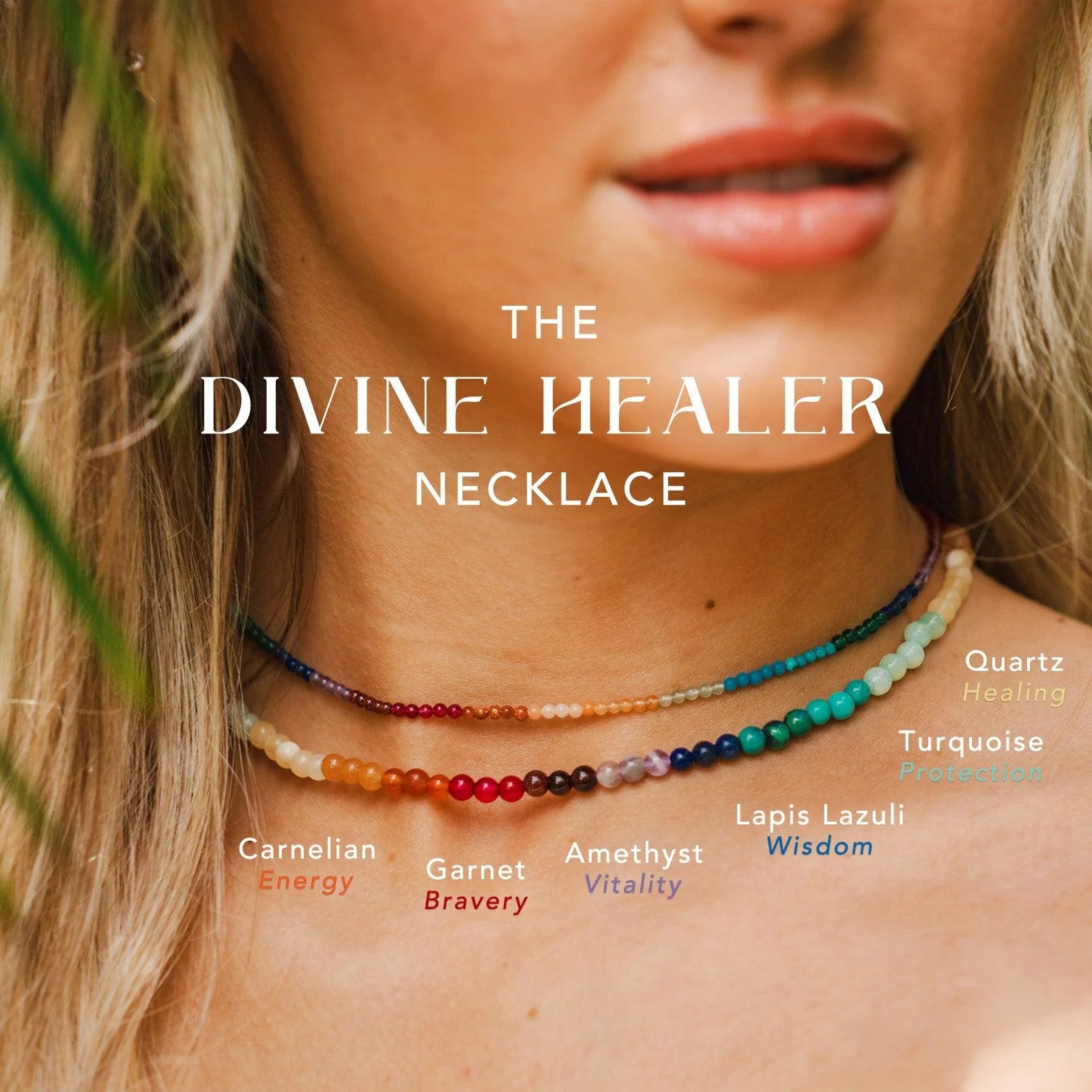 Divine Healer Beaded Necklace