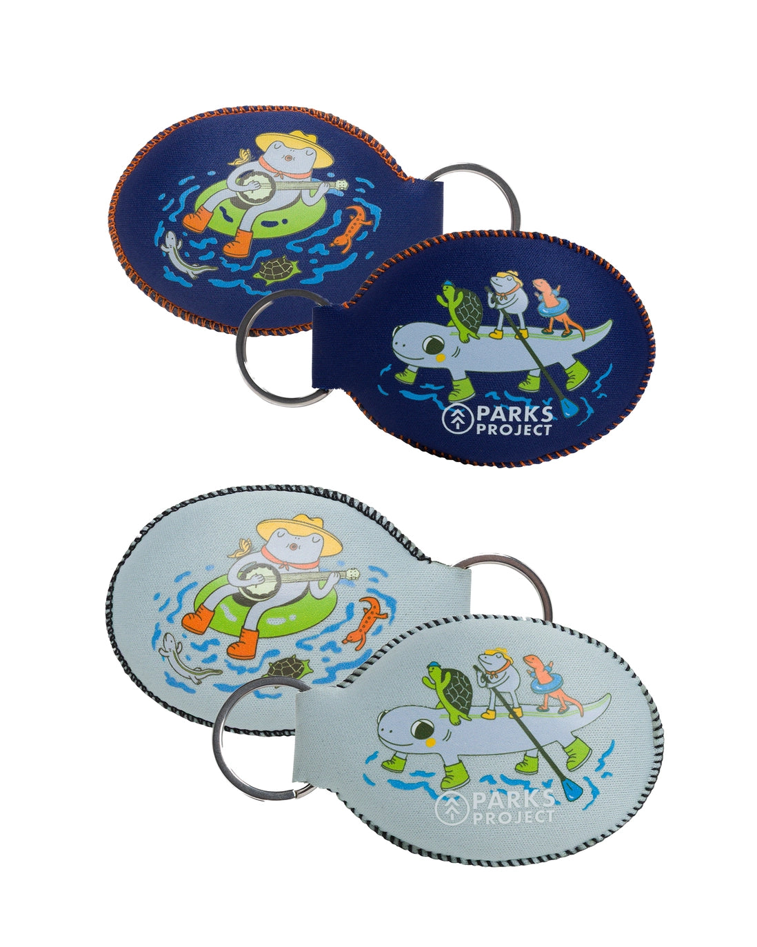 River Daze Floaty Boat Keychain