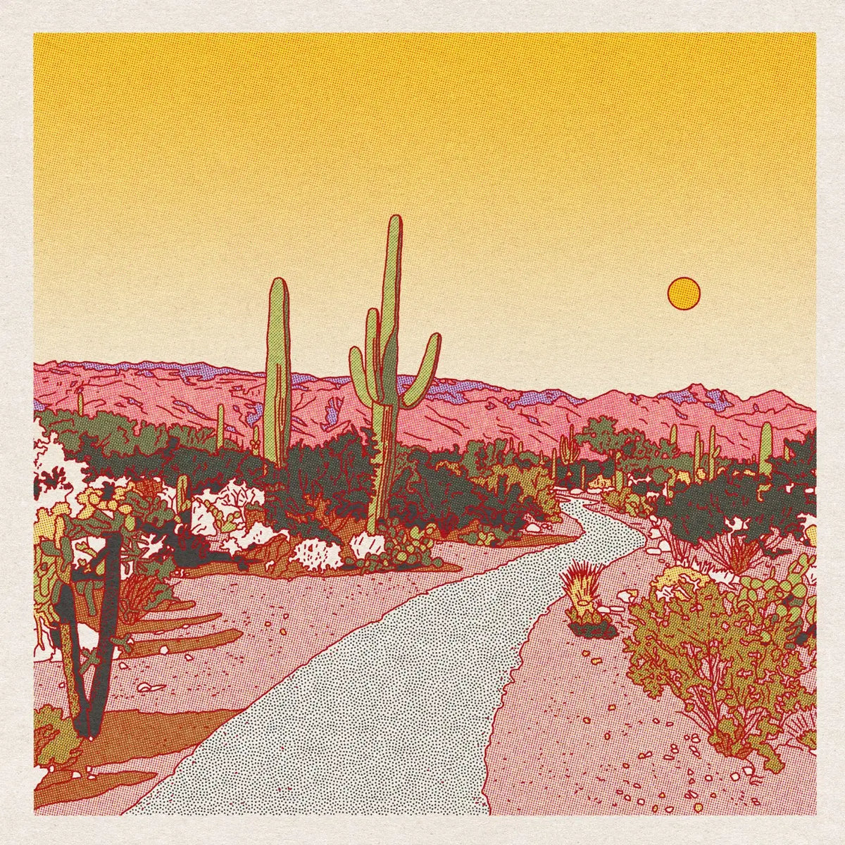 Desert Mountain Art Print