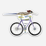Bicycle Road Runner Vinyl Sticker
