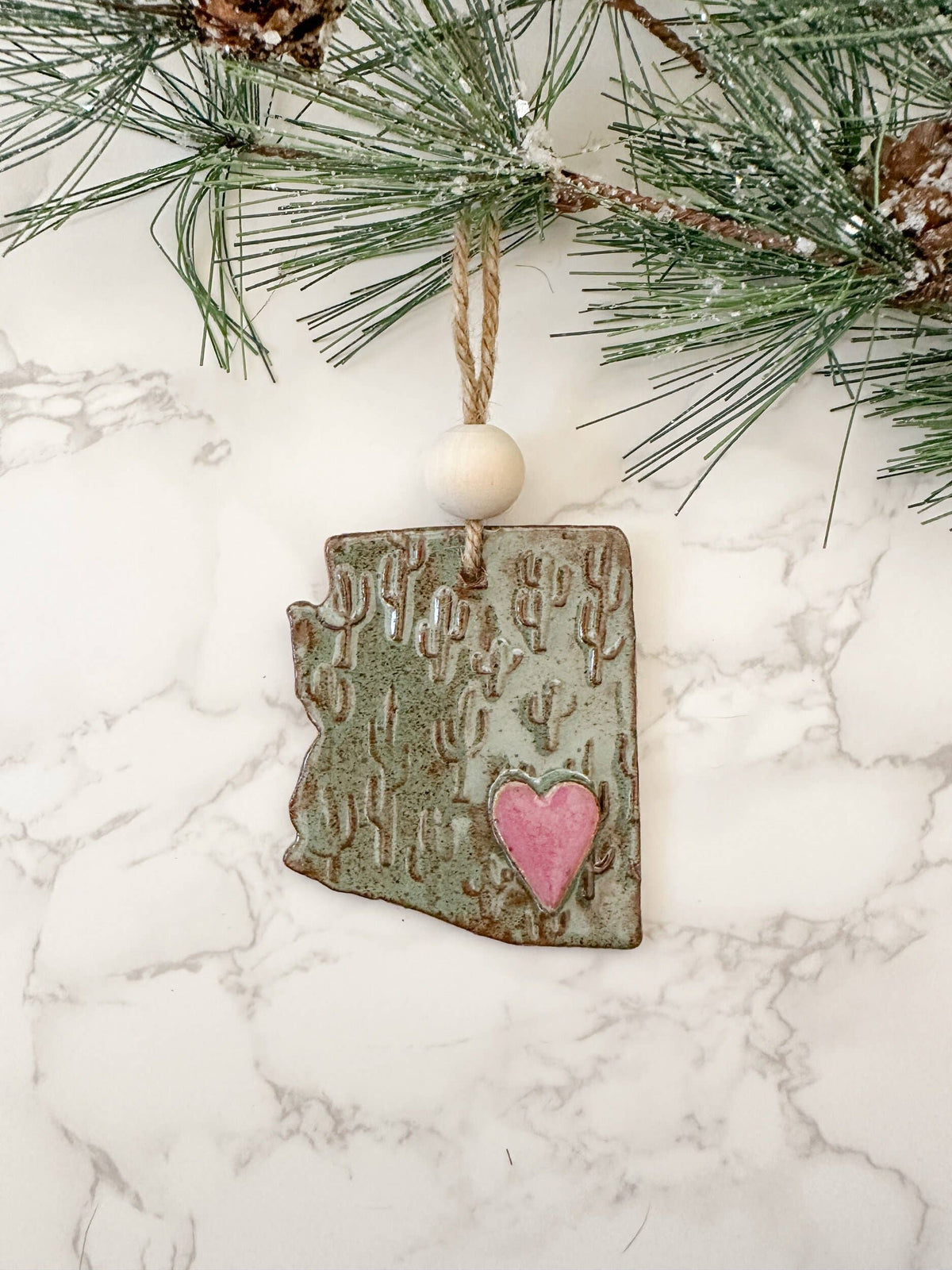 Arizona State Ceramic Ornament