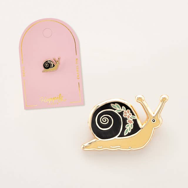 Garden Snail Pin