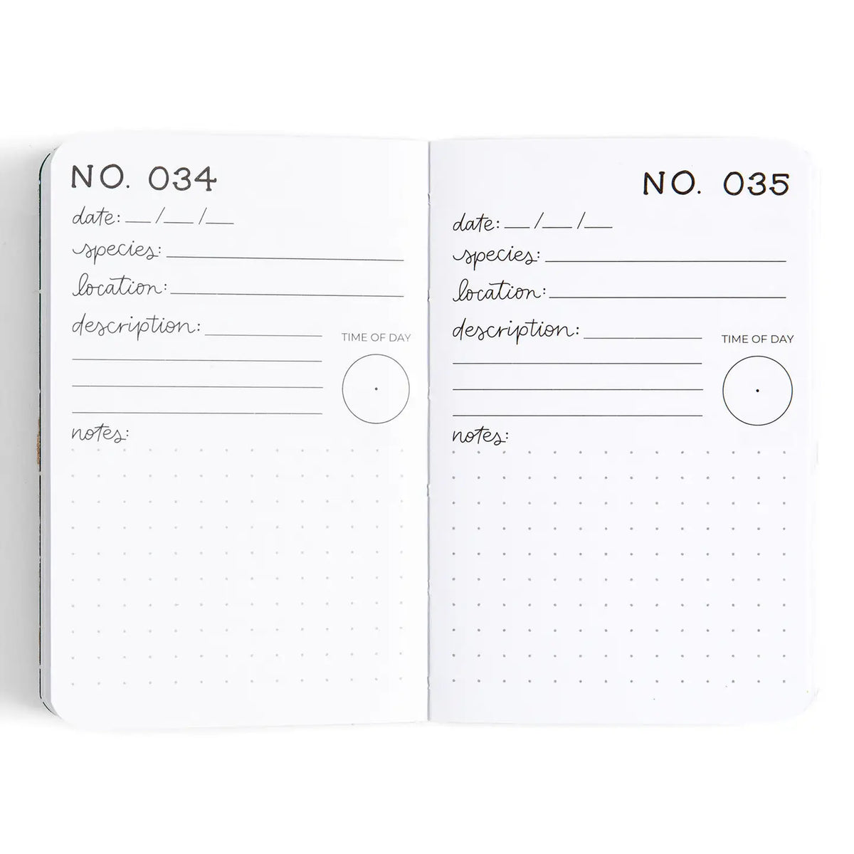 One Hundred Birds Journal