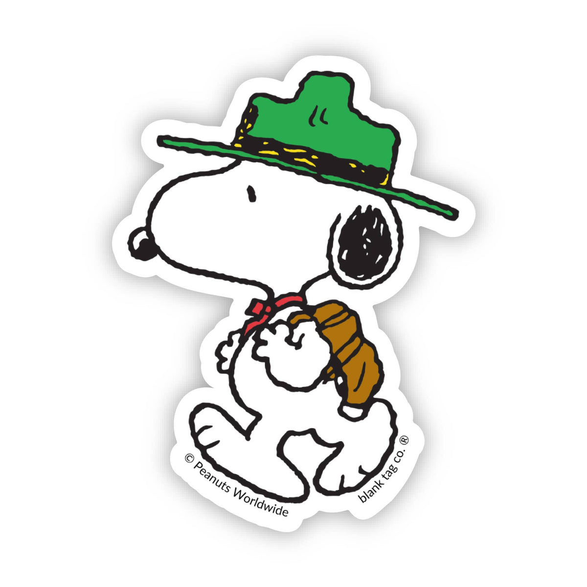 Hiking Scout Snoopy Sticker