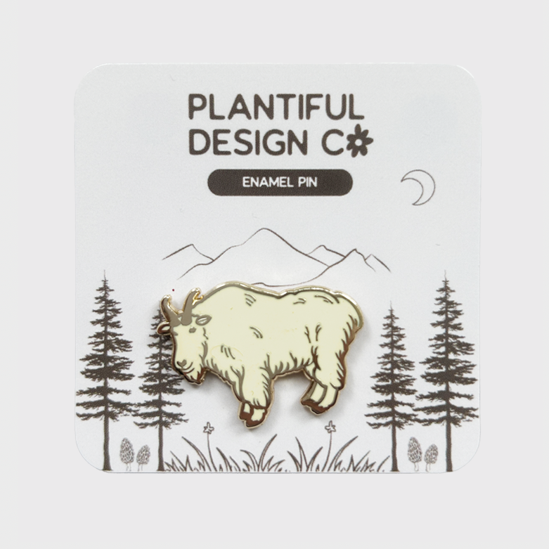 Mountain Goat Enamel Pin