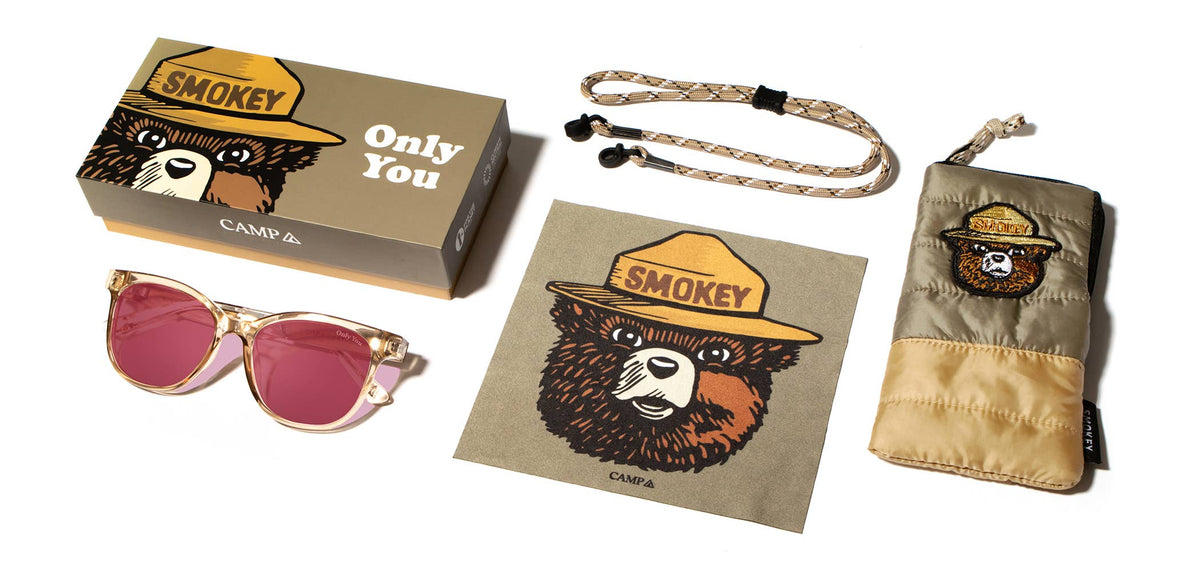 Smokey Bear x CAMP Cove Sunglasses - Desert