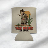 We Ride At Dusk Opossum Koozie