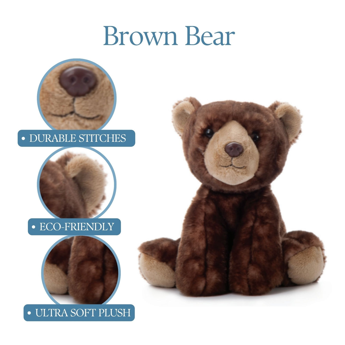 Wild Brown Bear Plushie