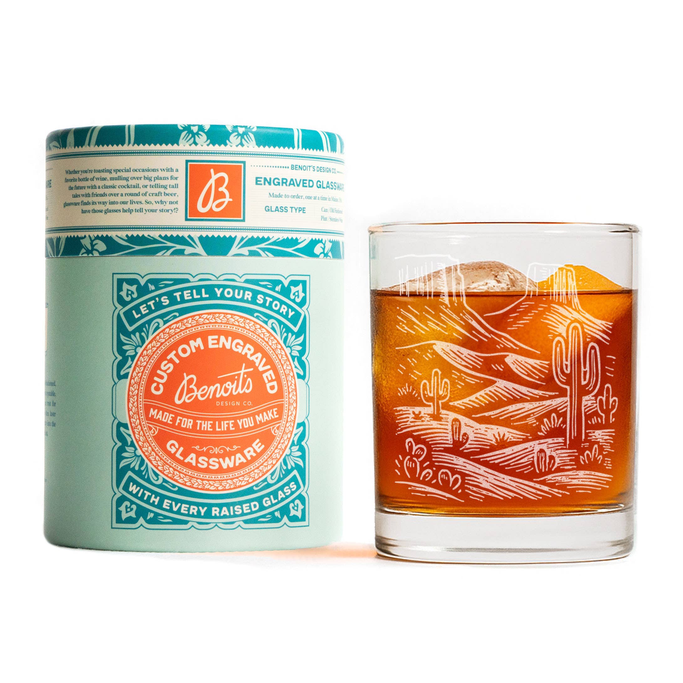 Desert Scene Drinking Glasses