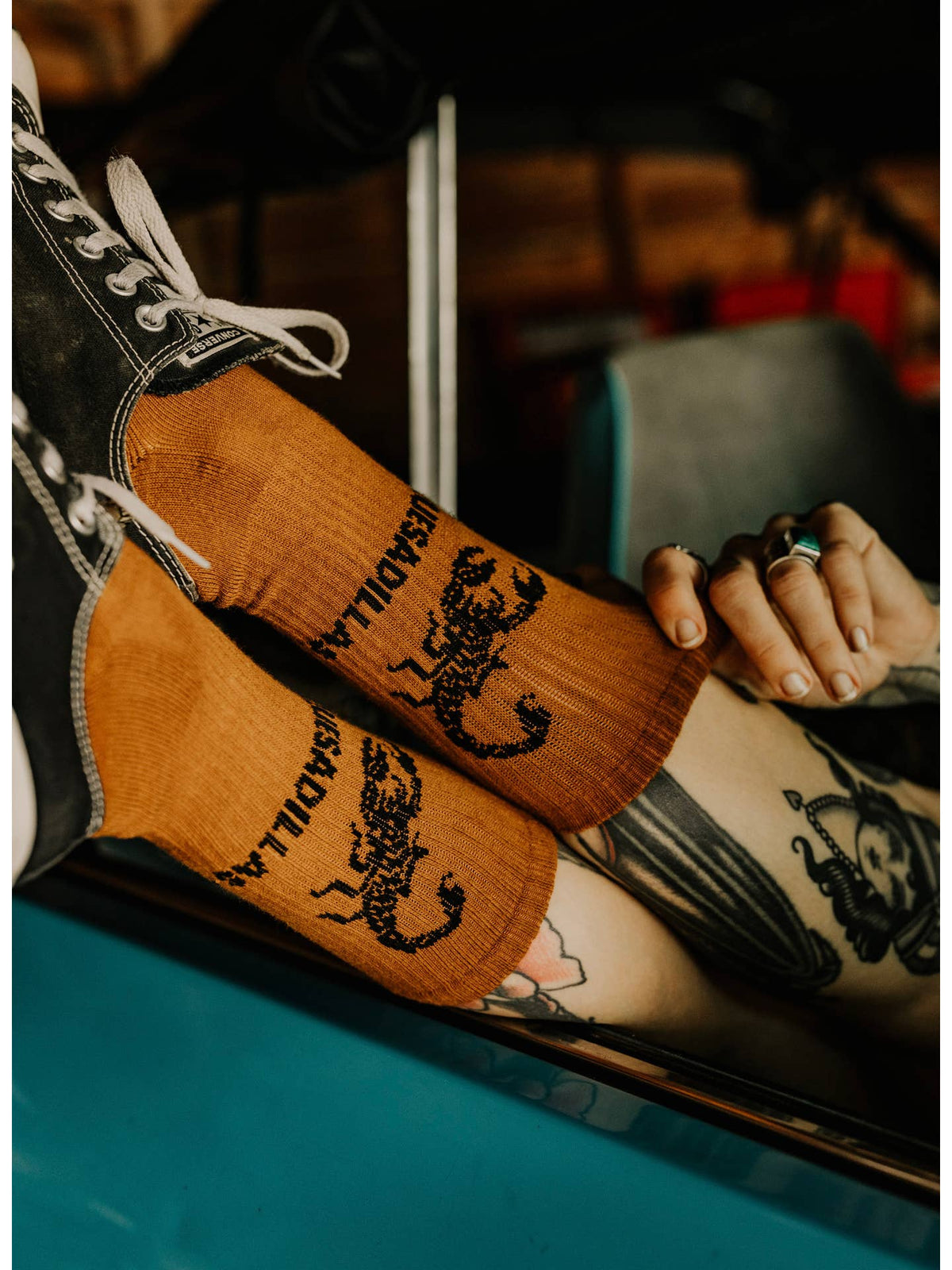 Quesadillas Scorpion Crew Socks
