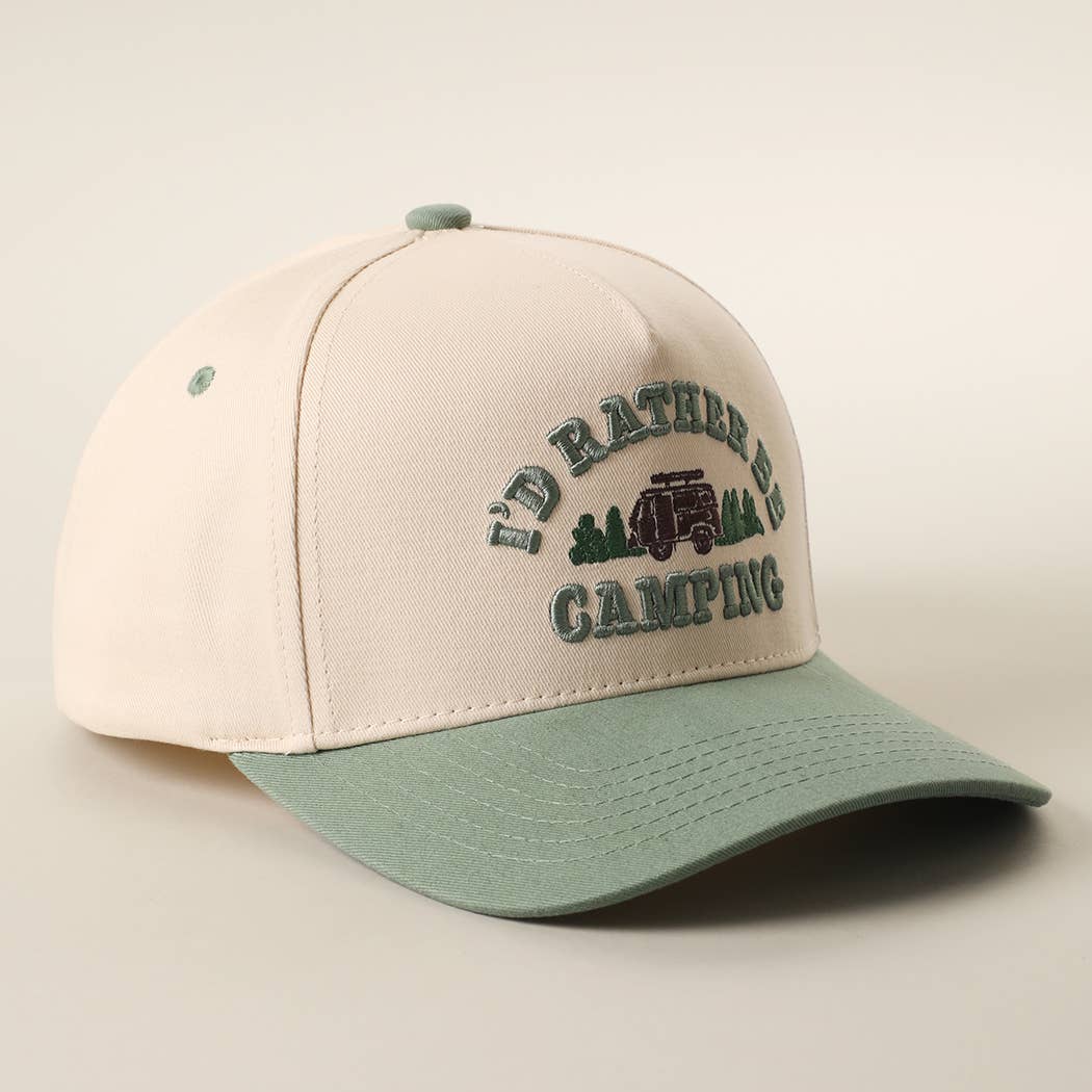 I'd Rather Be Camping Trucker