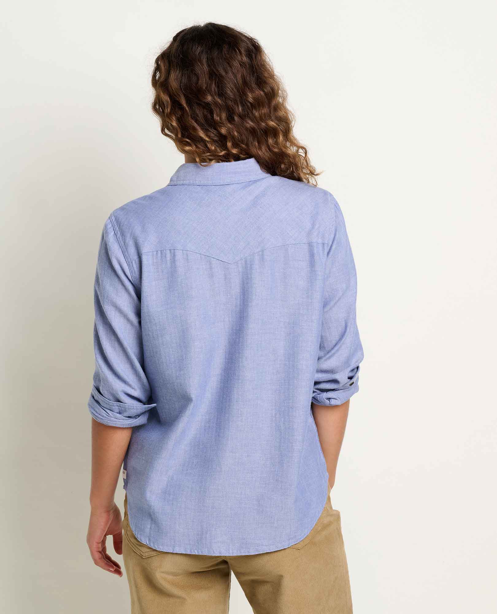 Re-Form Western Long Sleeve Shirt - Dew Embroidery