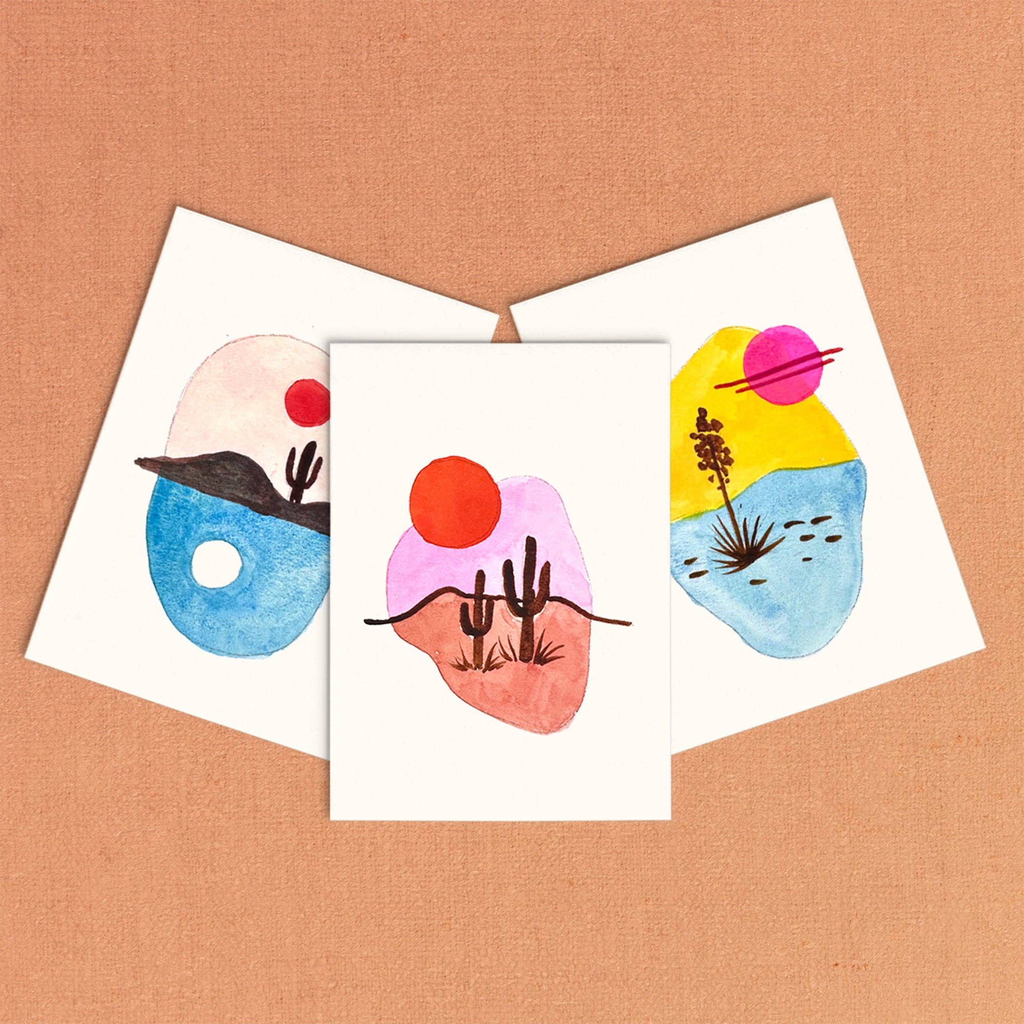 Mini Watercolor Kit: Desert Landscapes