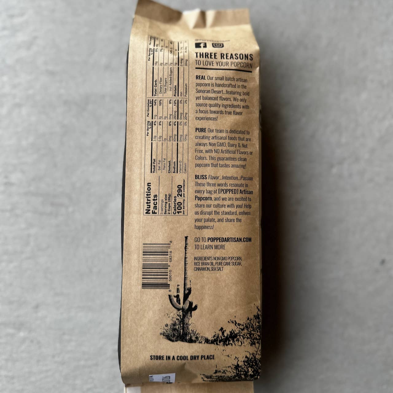 Churro Artisan Popcorn