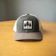 Three Tree Tri Tone Trucker- Grey/Brown