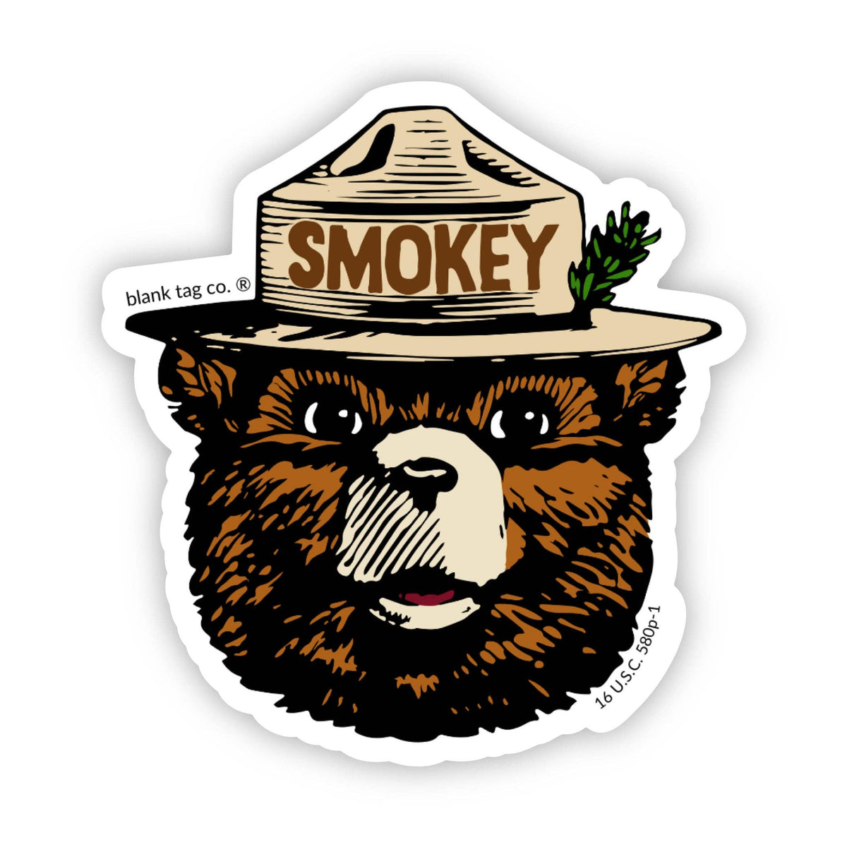 Smokey Bear® Icon Sticker