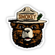 Smokey Bear® Waterproof Sticker - Smokey Bear Face: 2.8 x 3 in.