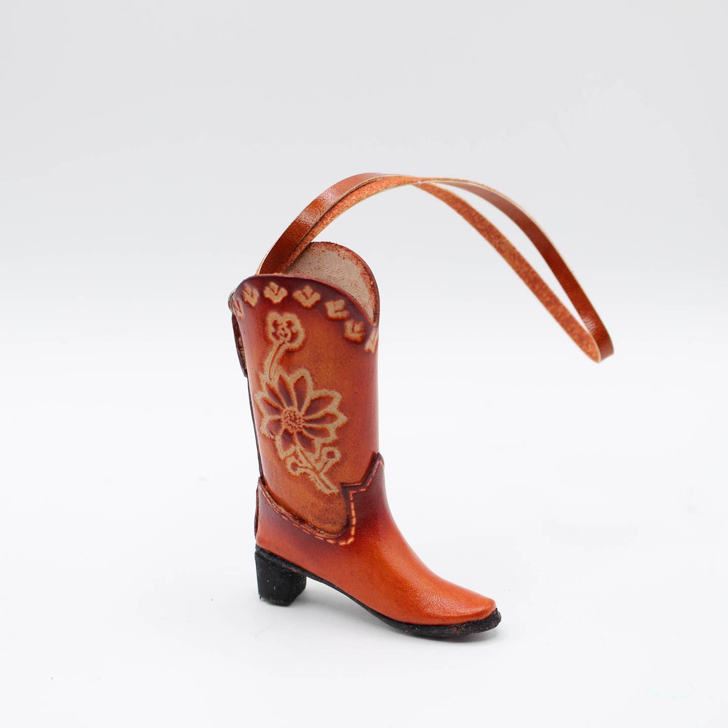 Leather Cowboy Boots Ornament/Purse Charm