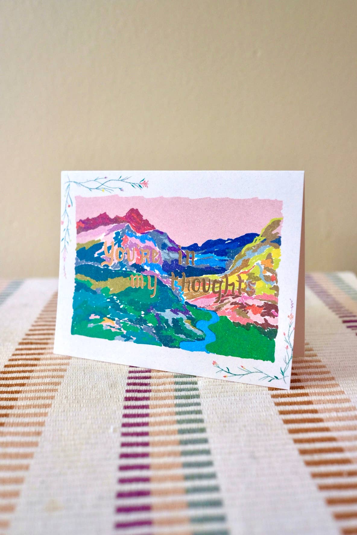 You're In My Thoughts Card