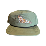 Horned Lizard Flat Brim Hat