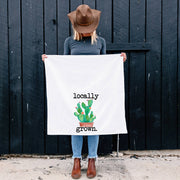 Locally Grown Cactus Tea Towel