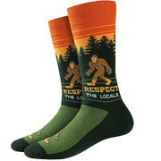 Respect the Locals Bigfoot Socks