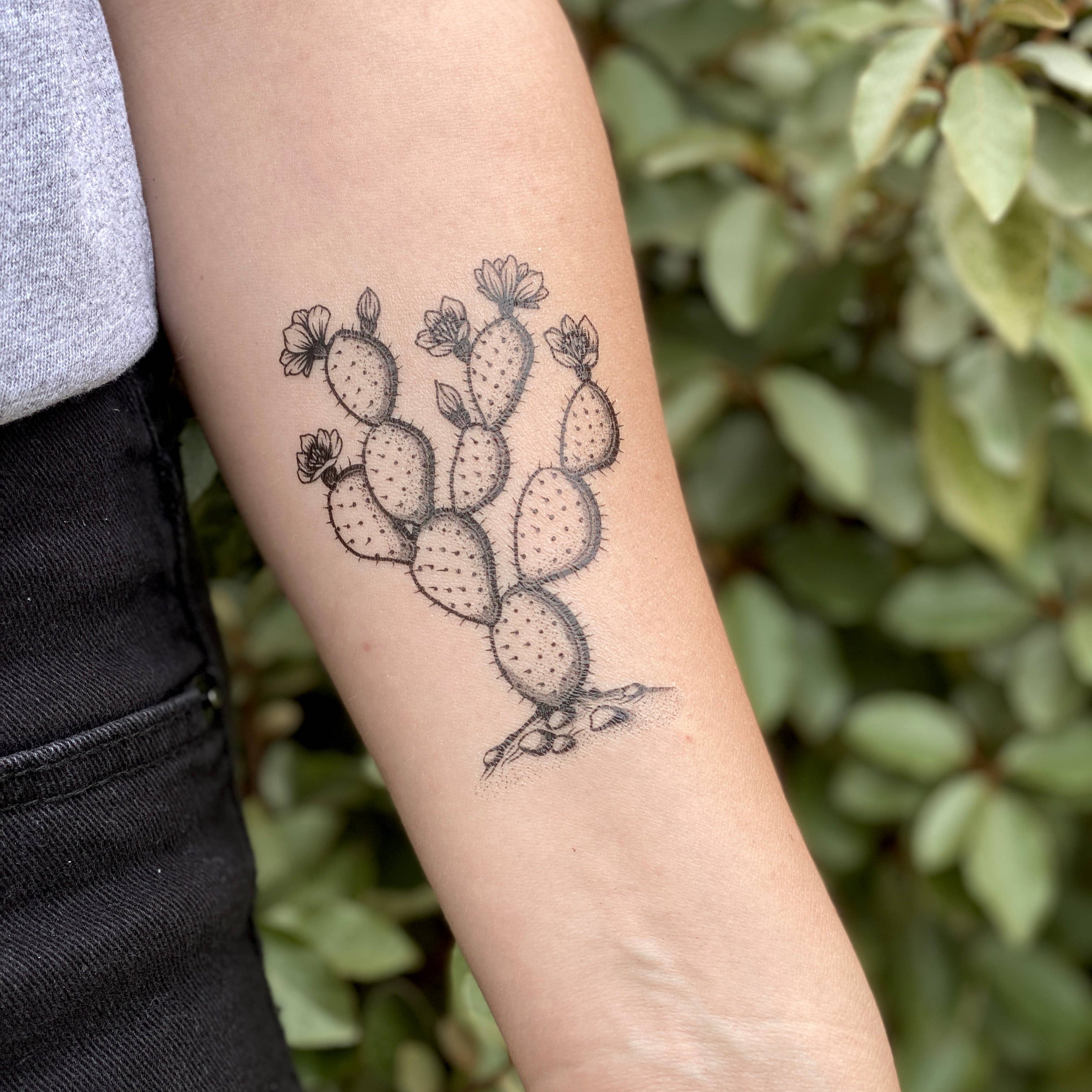 Prickly Pear Temporary Tattoo