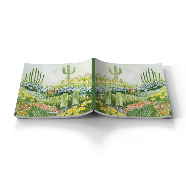 Desertscape Medium Layflat Notebook