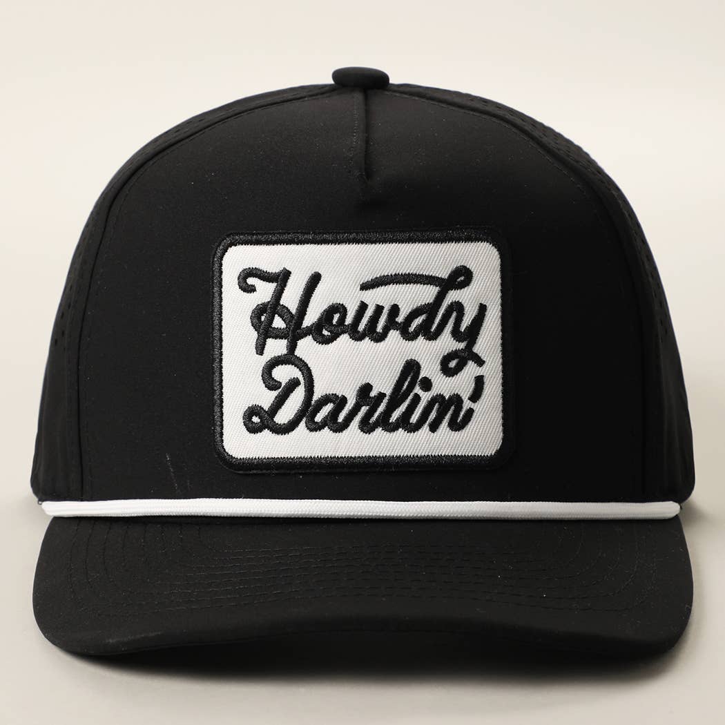 Howdy Darlin' Embroidered Patch Hat