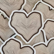 Tree Heart Nature Sticker