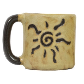 Sunburst Round Stoneware Mug