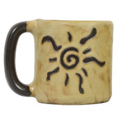 Sunburst Round Stoneware Mug