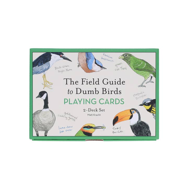 The Field Guide to Dumb Birds Playing Cards