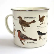 Birds Enamel Mug
