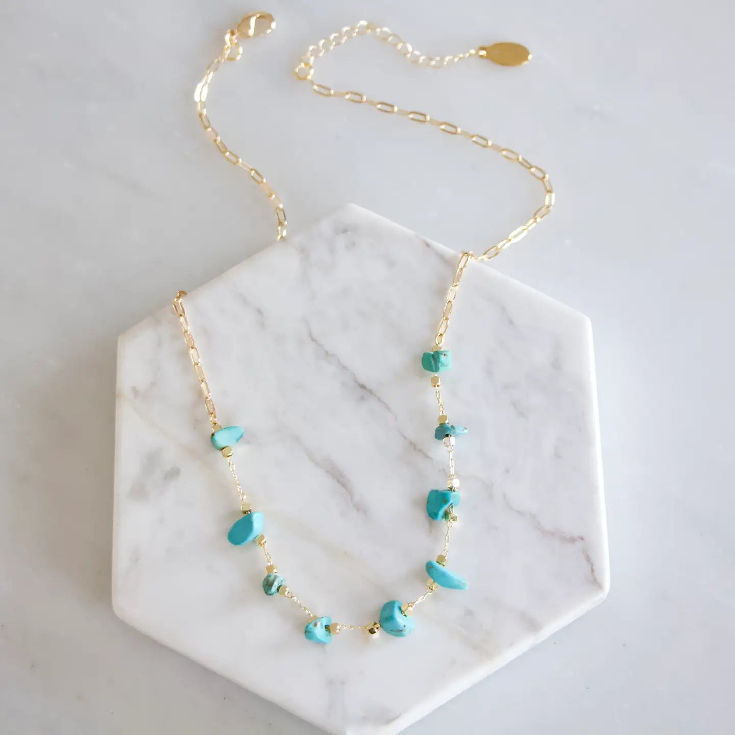 Turquoise Nugget Necklace