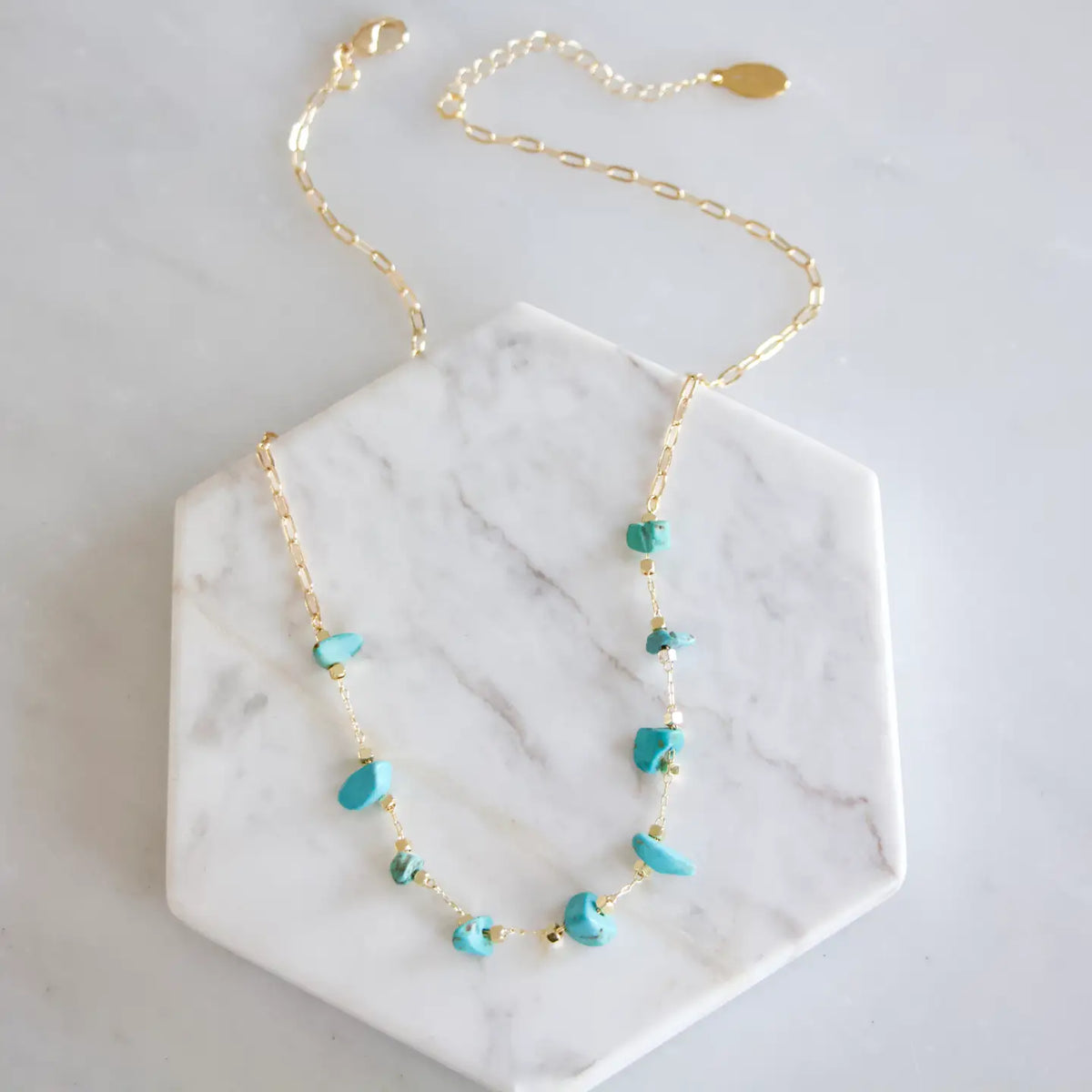 Turquoise Nugget Necklace