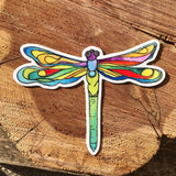 Watercolor Dragonfly Sticker