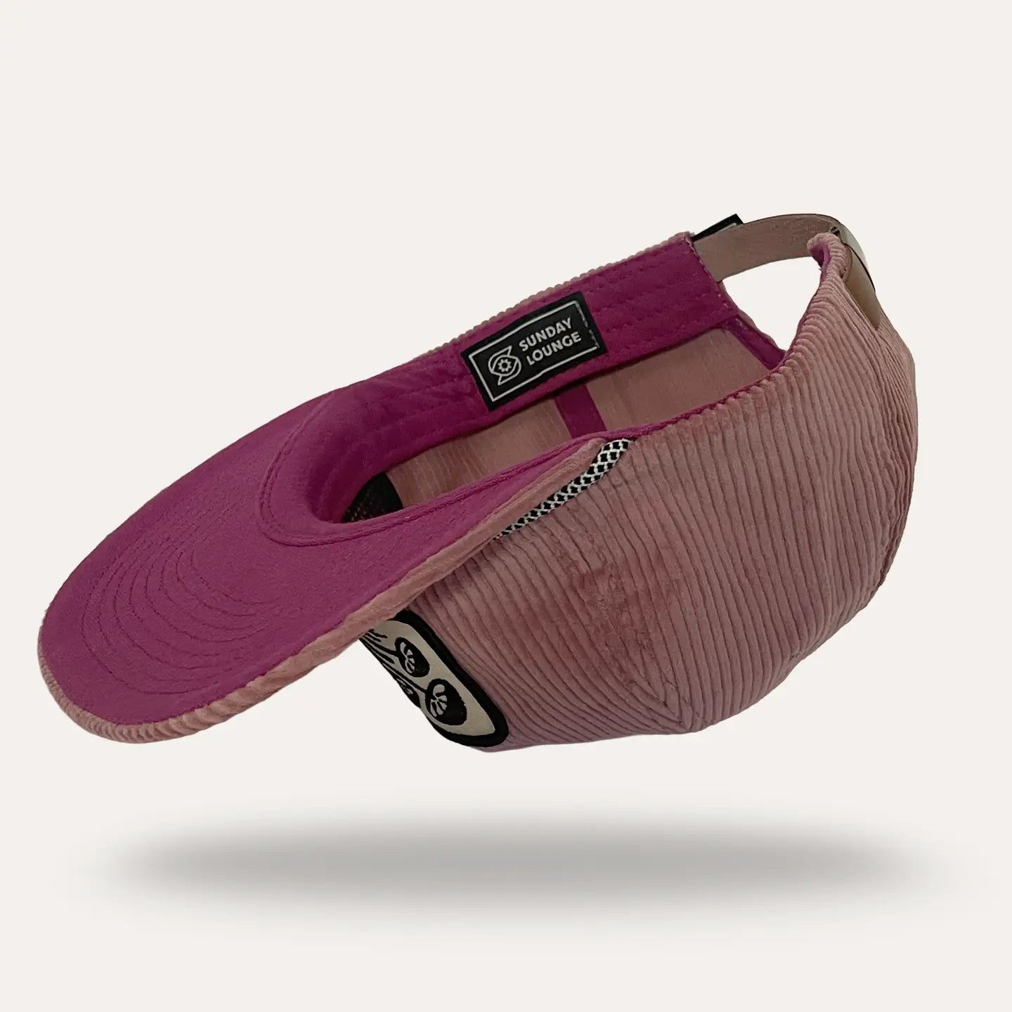 Groovy Mushrooms - Pink Corduroy Flatbrim