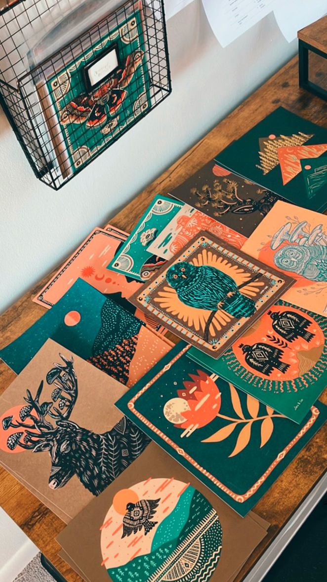 Shake, Rattle, & Hiss Print 8 x 8