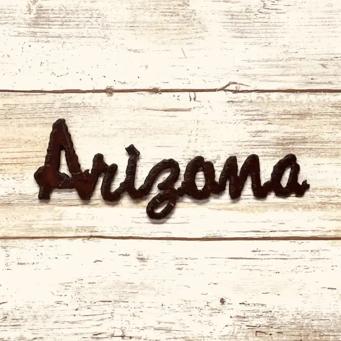 Arizona Script Rustic Magnet