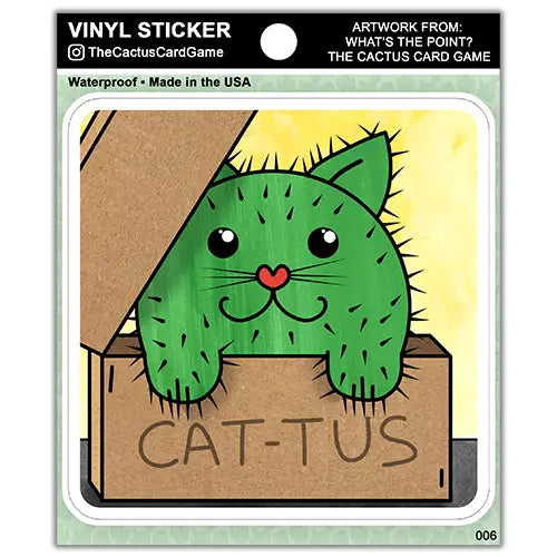 Cat-tus Sticker