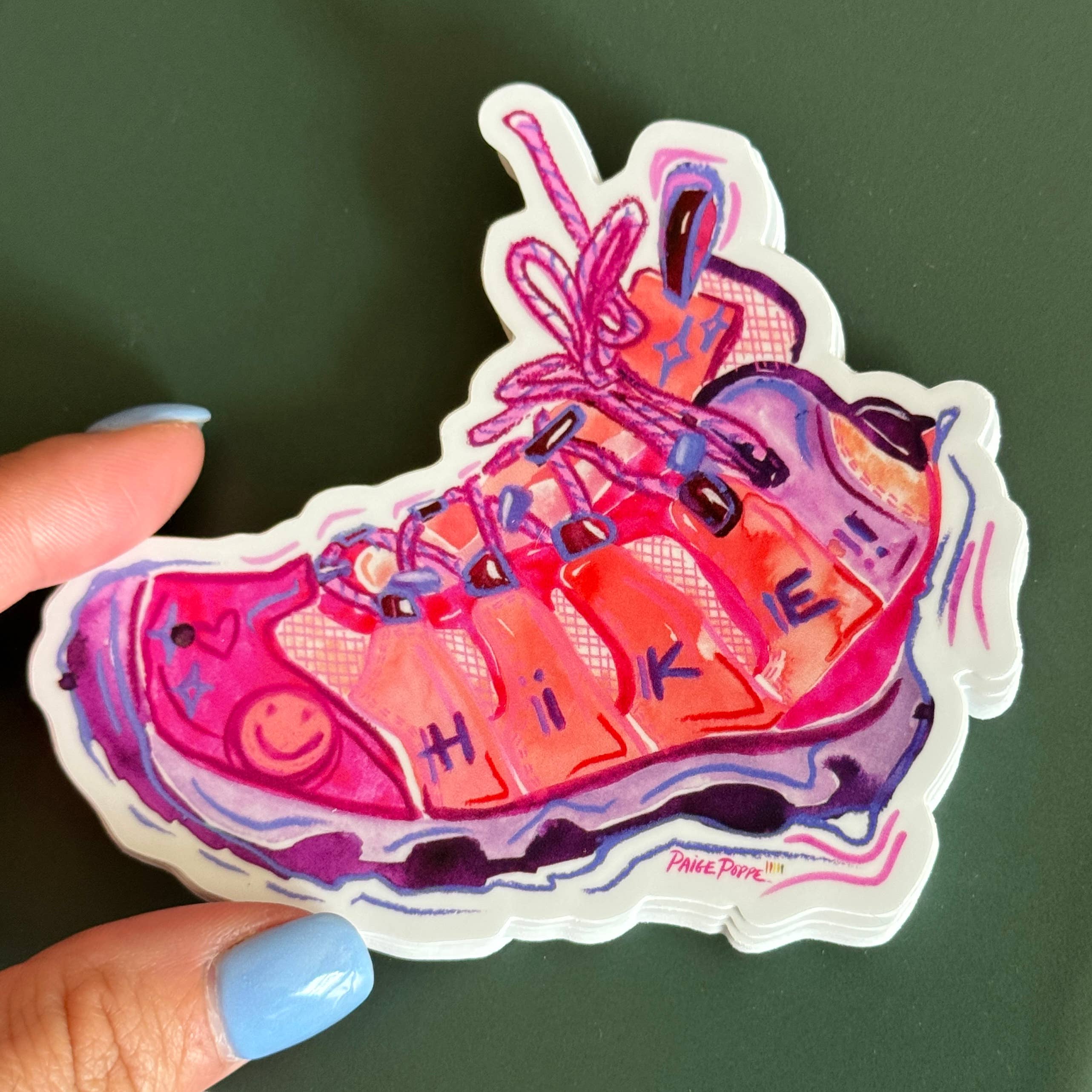 Happy Hiker Sticker