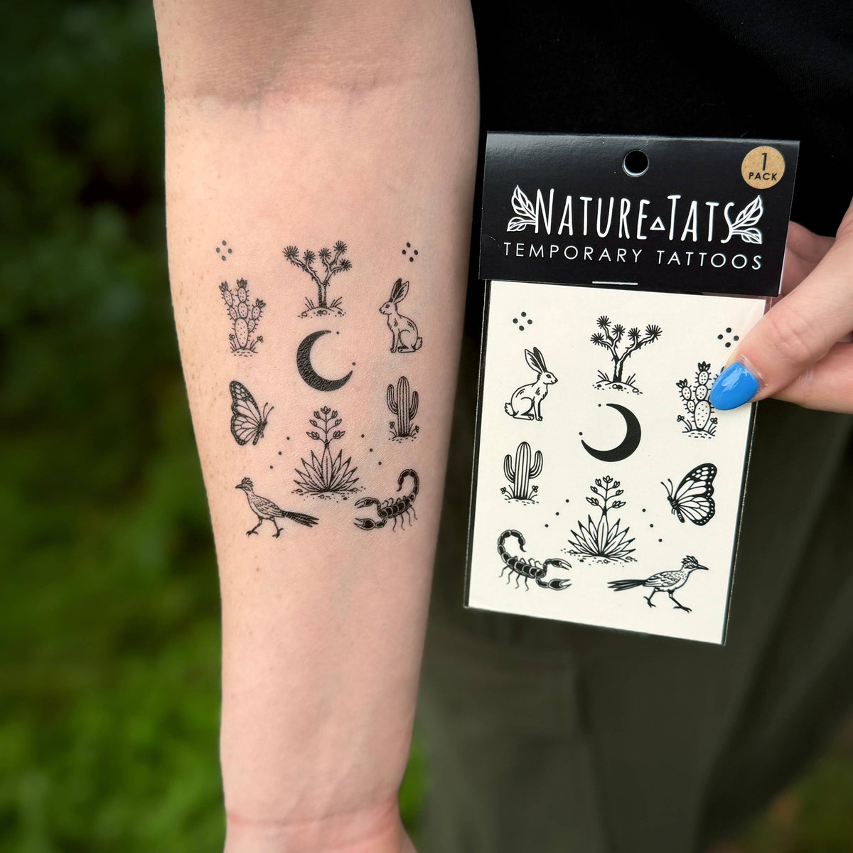 Tiny Desert Wonders Temporary Tattoo