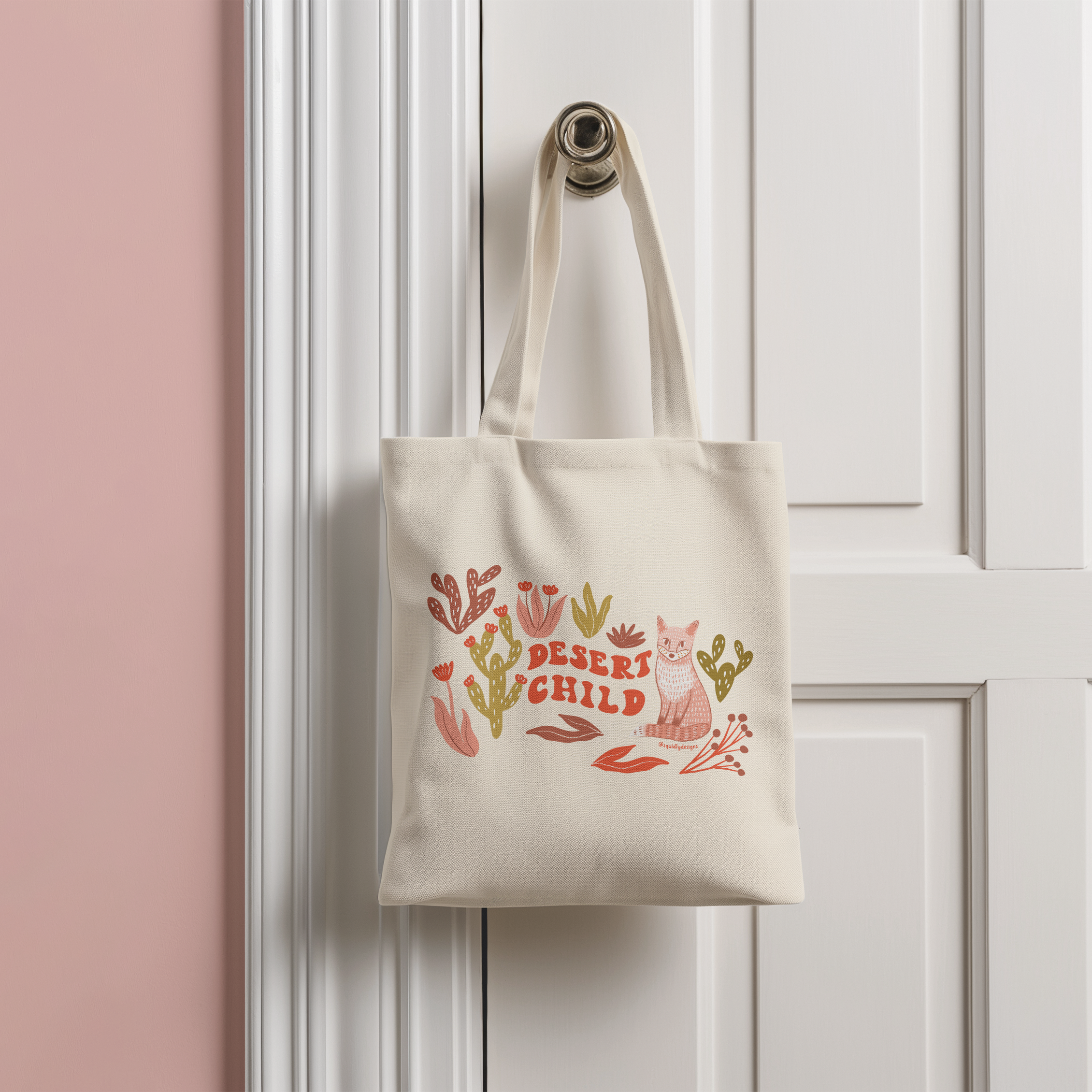 Wild Desert Child Tote Bag