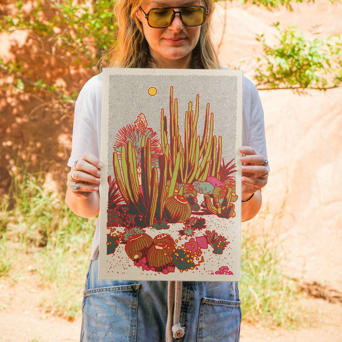 Cactus Planet Art Print